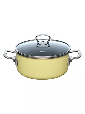 RIESS | Olla 20cm /2l NOUVELLE PUR Gris Oscuro | gelb